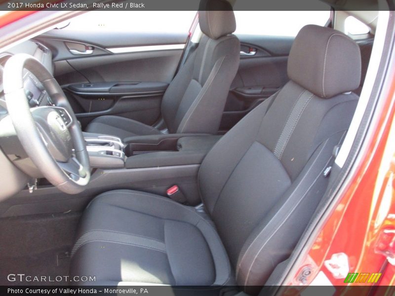 Rallye Red / Black 2017 Honda Civic LX Sedan