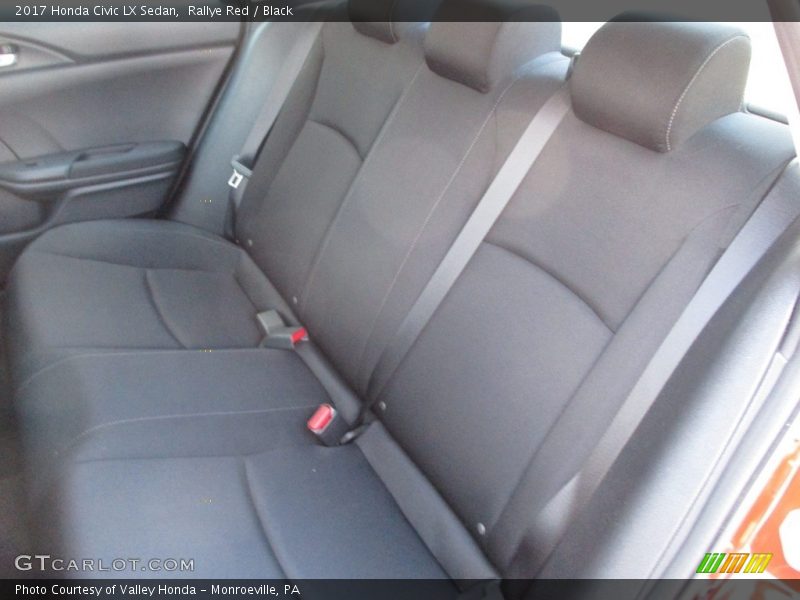 Rallye Red / Black 2017 Honda Civic LX Sedan