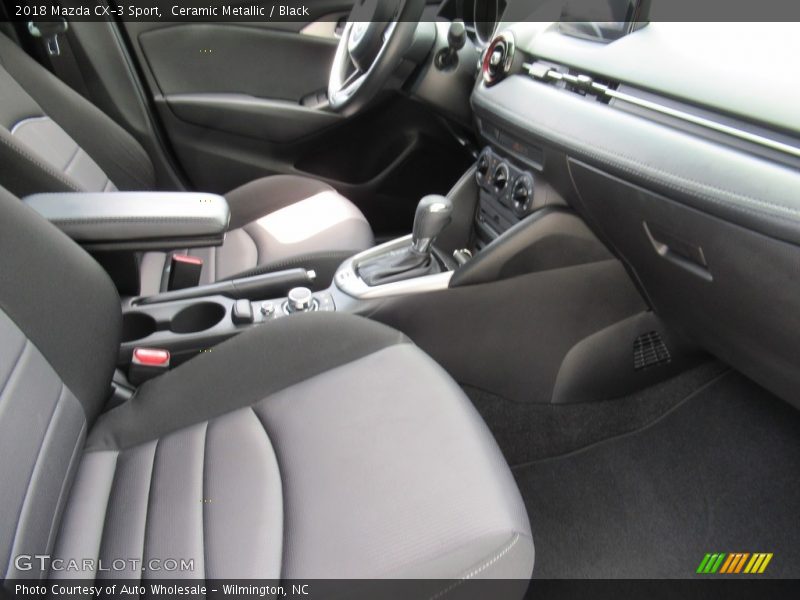 Ceramic Metallic / Black 2018 Mazda CX-3 Sport