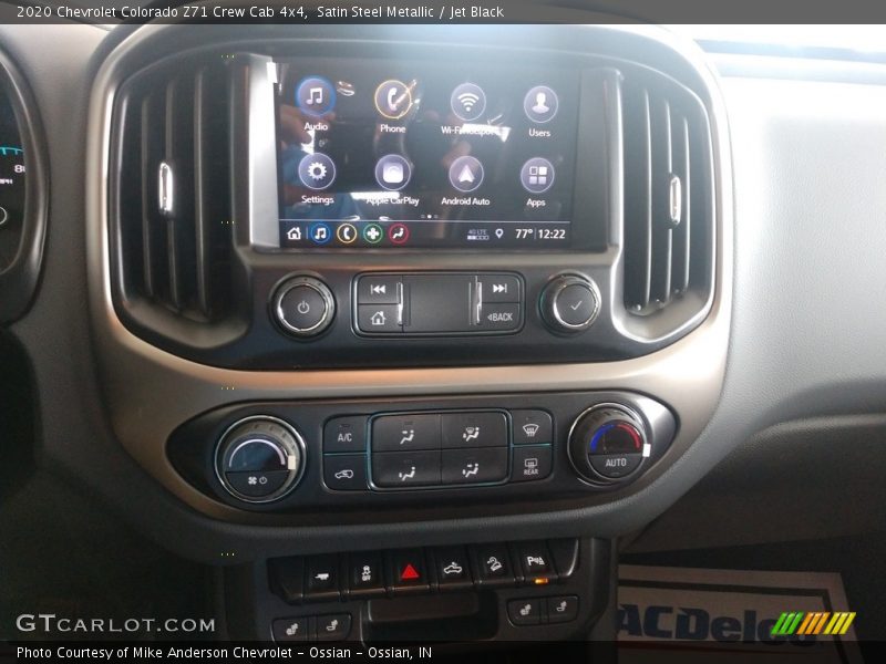 Satin Steel Metallic / Jet Black 2020 Chevrolet Colorado Z71 Crew Cab 4x4