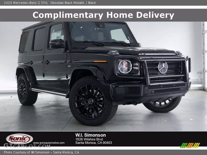 Obsidian Black Metallic / Black 2020 Mercedes-Benz G 550