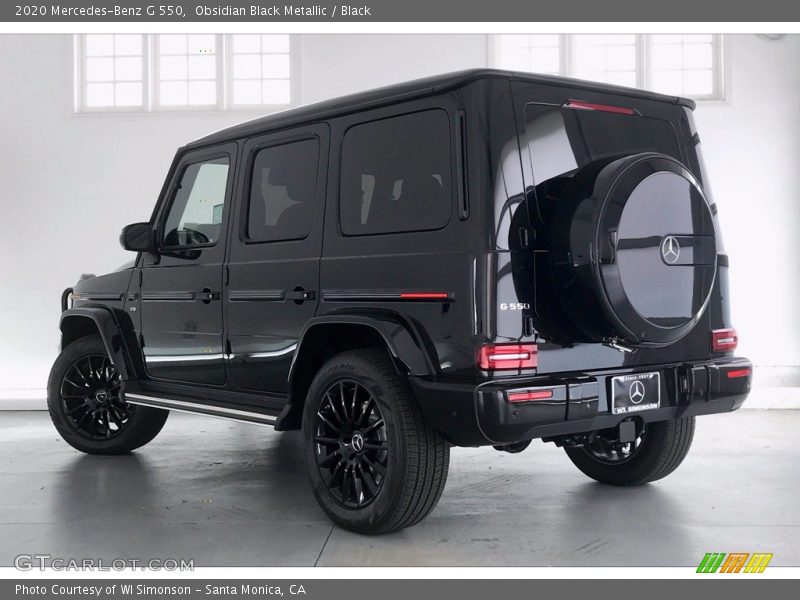 Obsidian Black Metallic / Black 2020 Mercedes-Benz G 550