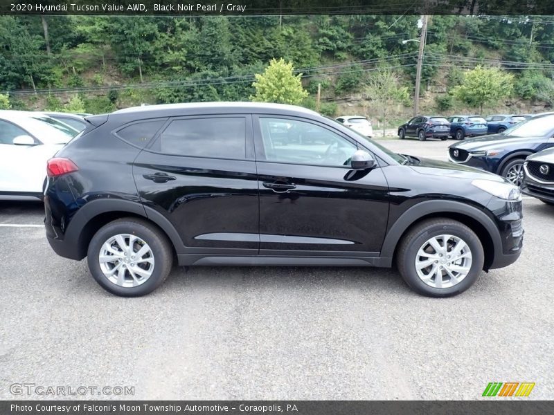 Black Noir Pearl / Gray 2020 Hyundai Tucson Value AWD