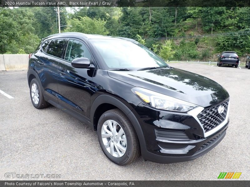 Black Noir Pearl / Gray 2020 Hyundai Tucson Value AWD