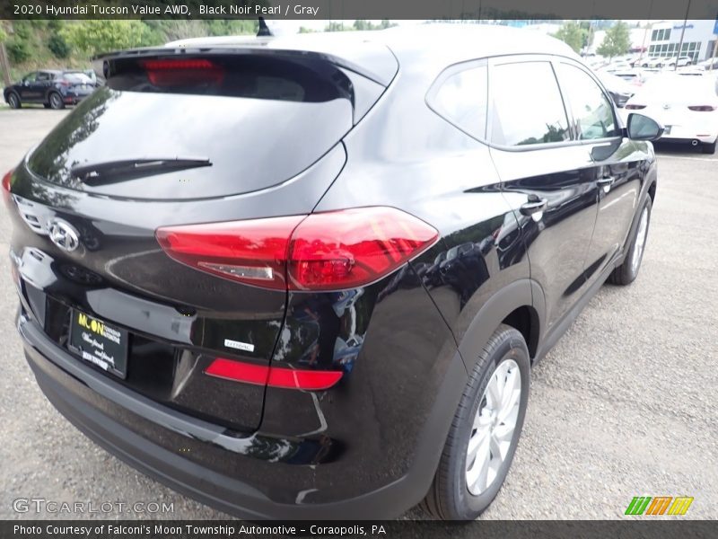 Black Noir Pearl / Gray 2020 Hyundai Tucson Value AWD