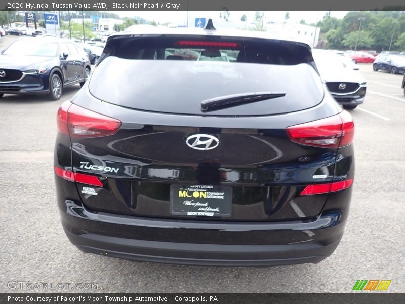 Black Noir Pearl / Gray 2020 Hyundai Tucson Value AWD