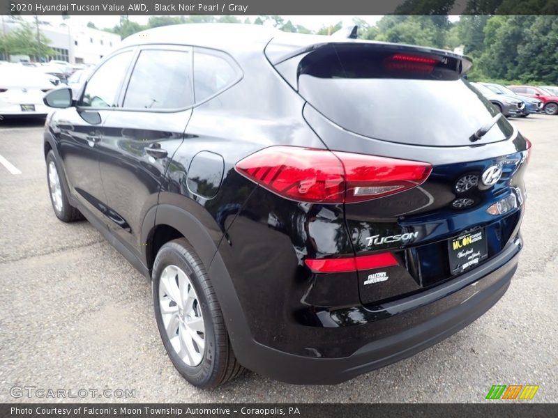 Black Noir Pearl / Gray 2020 Hyundai Tucson Value AWD