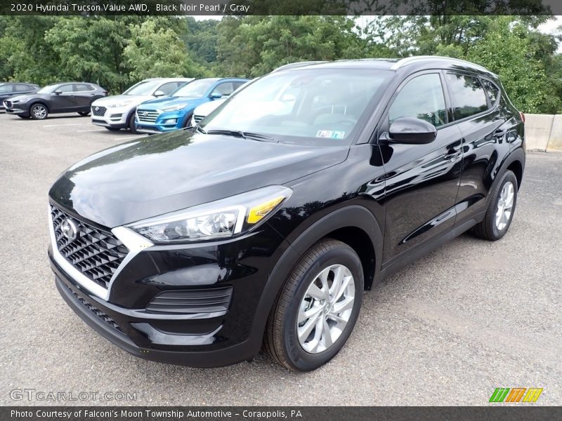 Black Noir Pearl / Gray 2020 Hyundai Tucson Value AWD