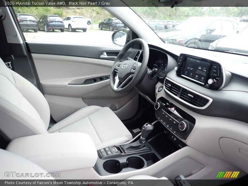 Black Noir Pearl / Gray 2020 Hyundai Tucson Value AWD