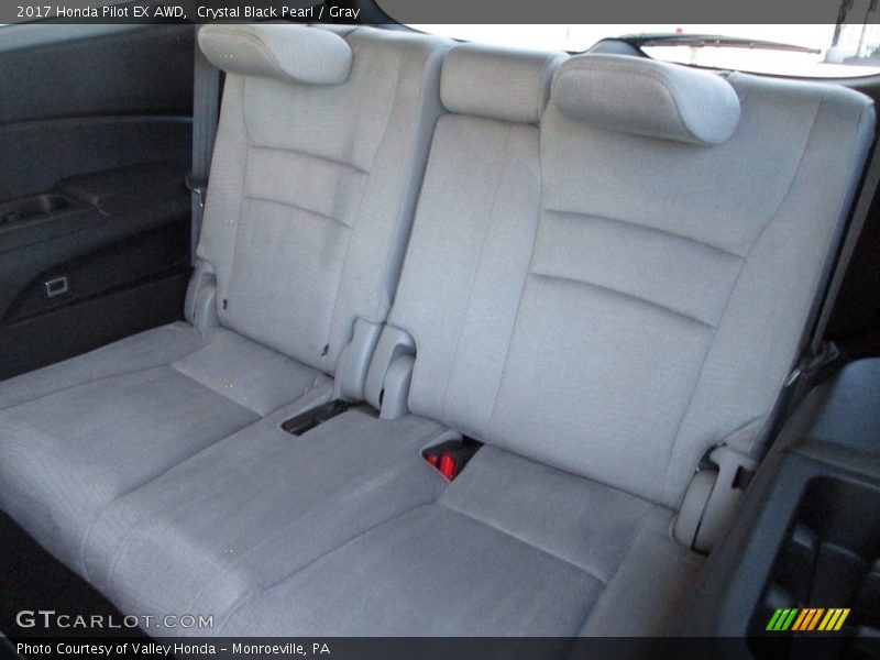 Crystal Black Pearl / Gray 2017 Honda Pilot EX AWD