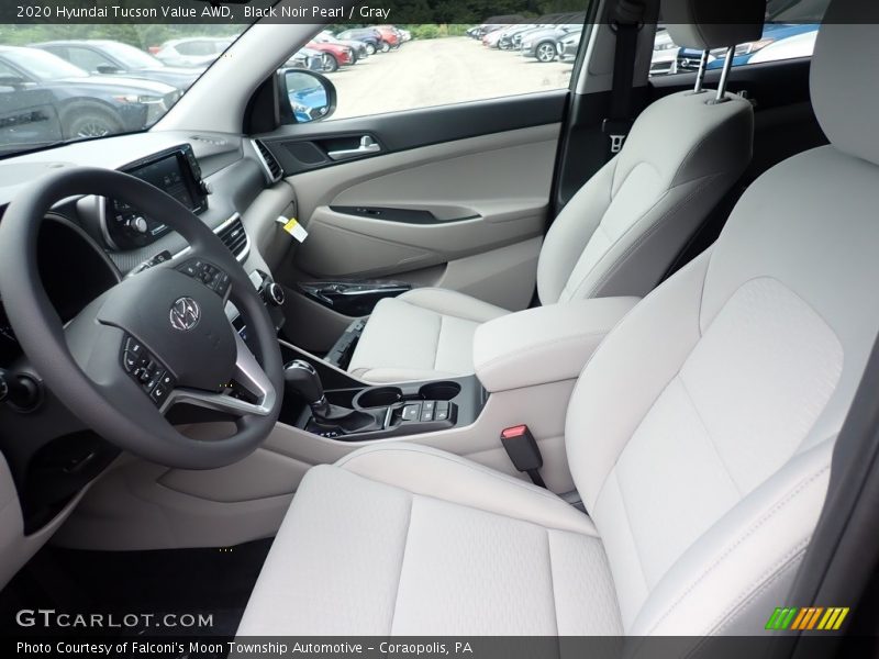 Black Noir Pearl / Gray 2020 Hyundai Tucson Value AWD