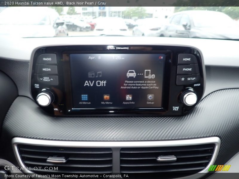 Black Noir Pearl / Gray 2020 Hyundai Tucson Value AWD