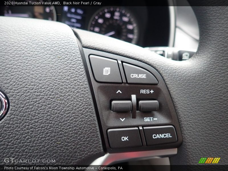 Black Noir Pearl / Gray 2020 Hyundai Tucson Value AWD