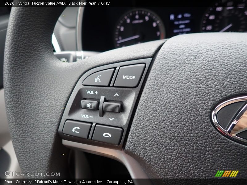 Black Noir Pearl / Gray 2020 Hyundai Tucson Value AWD