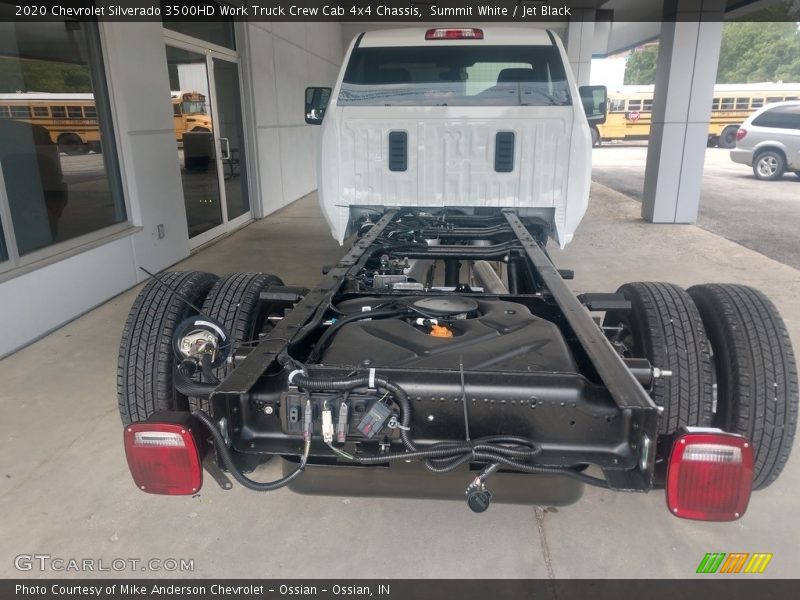 Summit White / Jet Black 2020 Chevrolet Silverado 3500HD Work Truck Crew Cab 4x4 Chassis