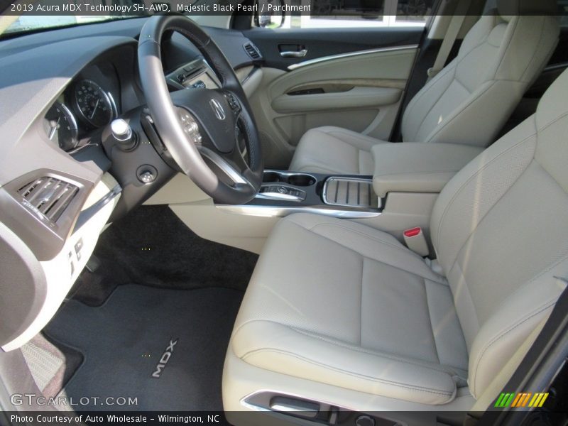 Majestic Black Pearl / Parchment 2019 Acura MDX Technology SH-AWD