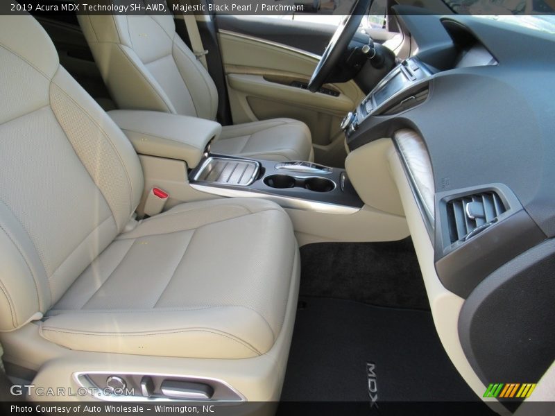 Majestic Black Pearl / Parchment 2019 Acura MDX Technology SH-AWD