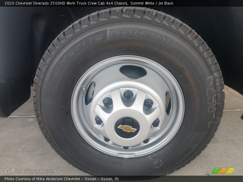 Summit White / Jet Black 2020 Chevrolet Silverado 3500HD Work Truck Crew Cab 4x4 Chassis