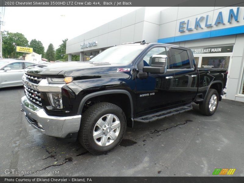 Black / Jet Black 2020 Chevrolet Silverado 3500HD LTZ Crew Cab 4x4