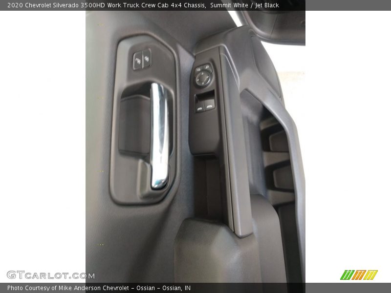 Summit White / Jet Black 2020 Chevrolet Silverado 3500HD Work Truck Crew Cab 4x4 Chassis
