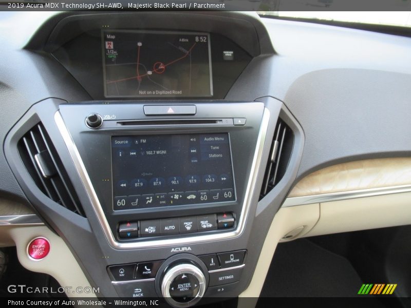 Majestic Black Pearl / Parchment 2019 Acura MDX Technology SH-AWD