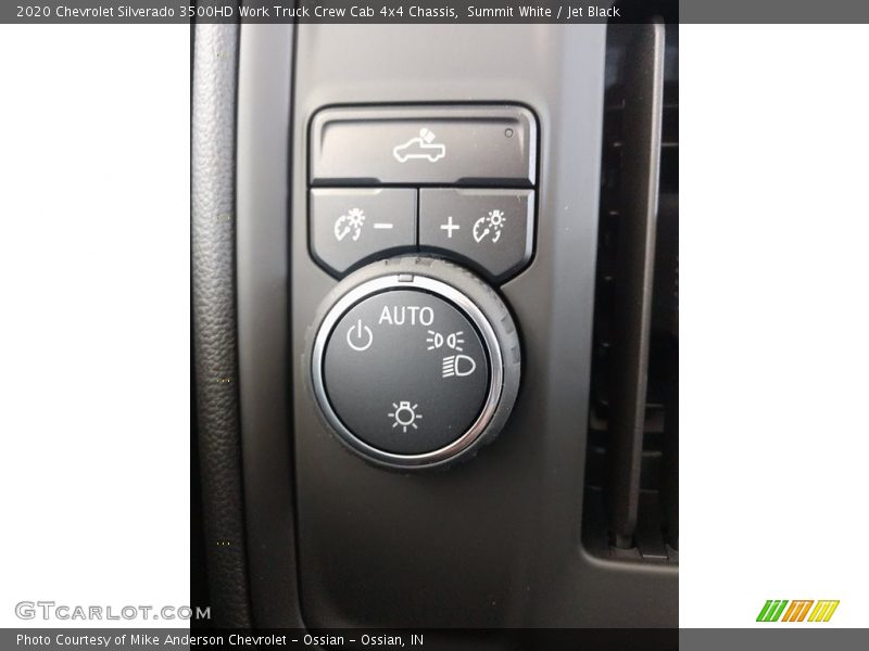 Summit White / Jet Black 2020 Chevrolet Silverado 3500HD Work Truck Crew Cab 4x4 Chassis