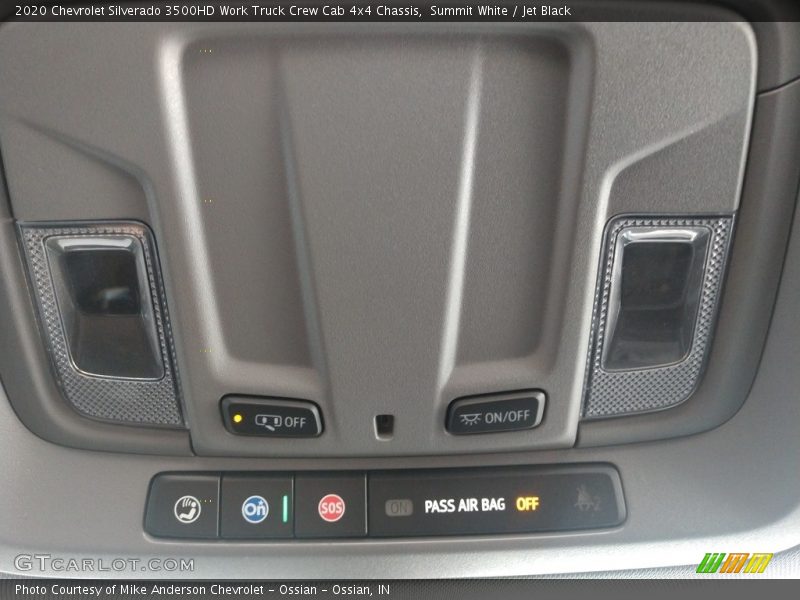 Summit White / Jet Black 2020 Chevrolet Silverado 3500HD Work Truck Crew Cab 4x4 Chassis