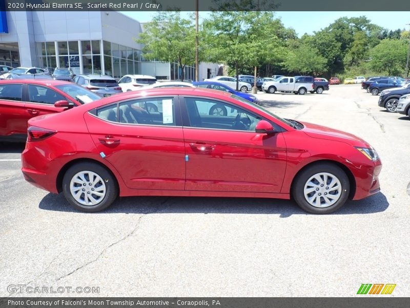 Scarlet Red Pearl / Gray 2020 Hyundai Elantra SE