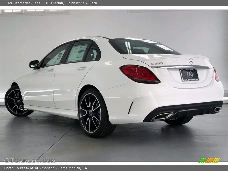 Polar White / Black 2020 Mercedes-Benz C 300 Sedan