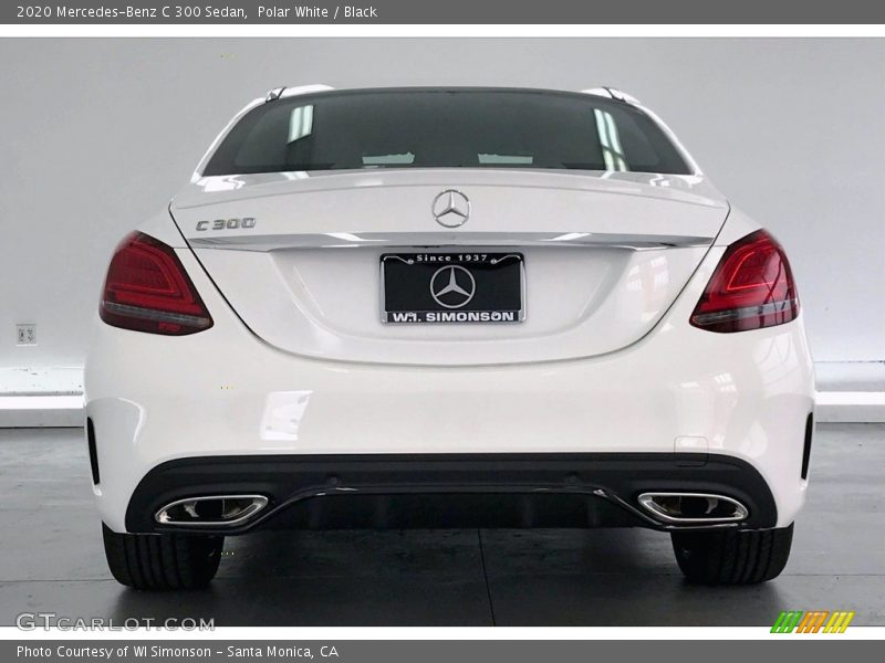 Polar White / Black 2020 Mercedes-Benz C 300 Sedan