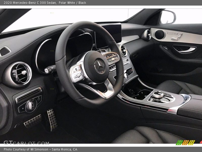 Polar White / Black 2020 Mercedes-Benz C 300 Sedan
