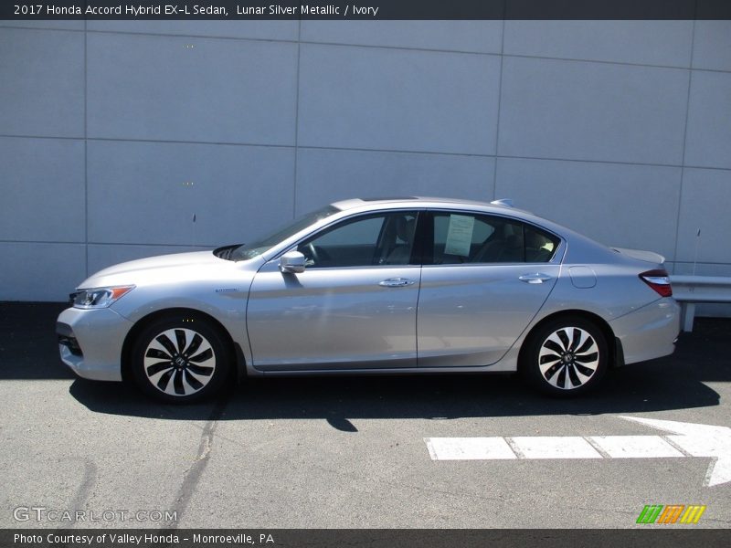 Lunar Silver Metallic / Ivory 2017 Honda Accord Hybrid EX-L Sedan