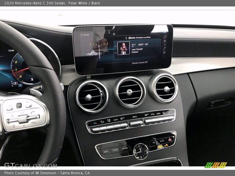 Polar White / Black 2020 Mercedes-Benz C 300 Sedan