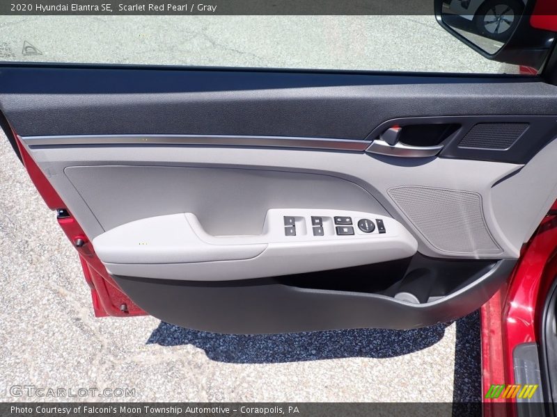 Scarlet Red Pearl / Gray 2020 Hyundai Elantra SE