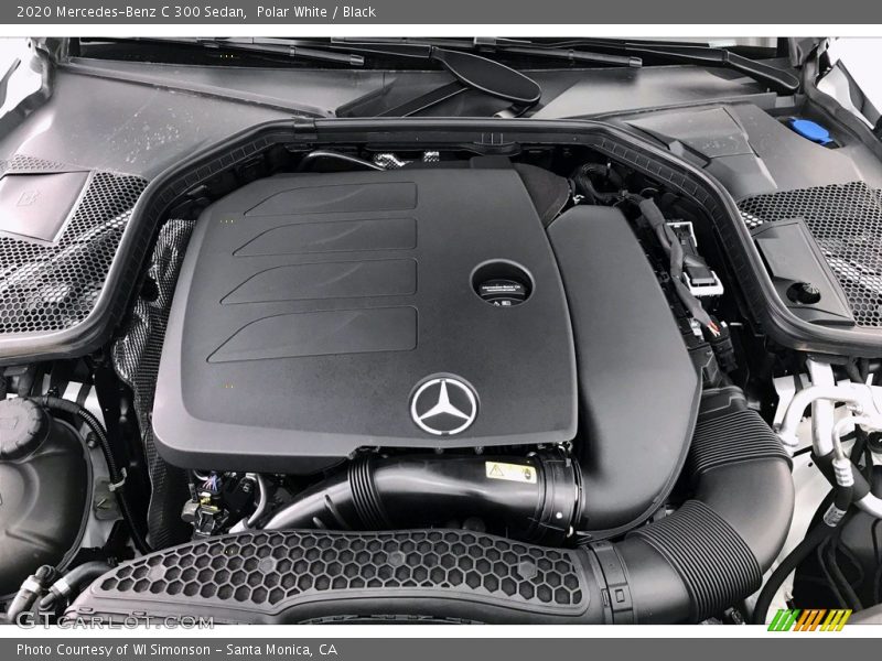 Polar White / Black 2020 Mercedes-Benz C 300 Sedan