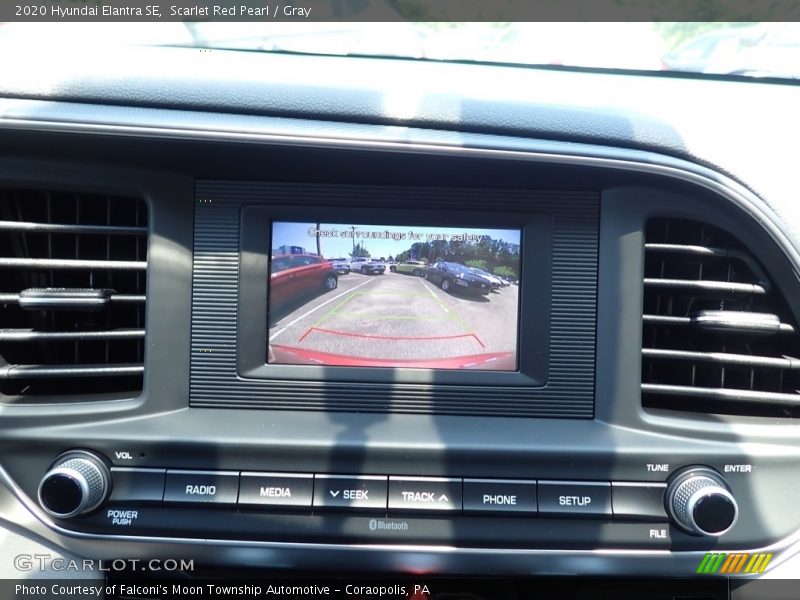 Scarlet Red Pearl / Gray 2020 Hyundai Elantra SE