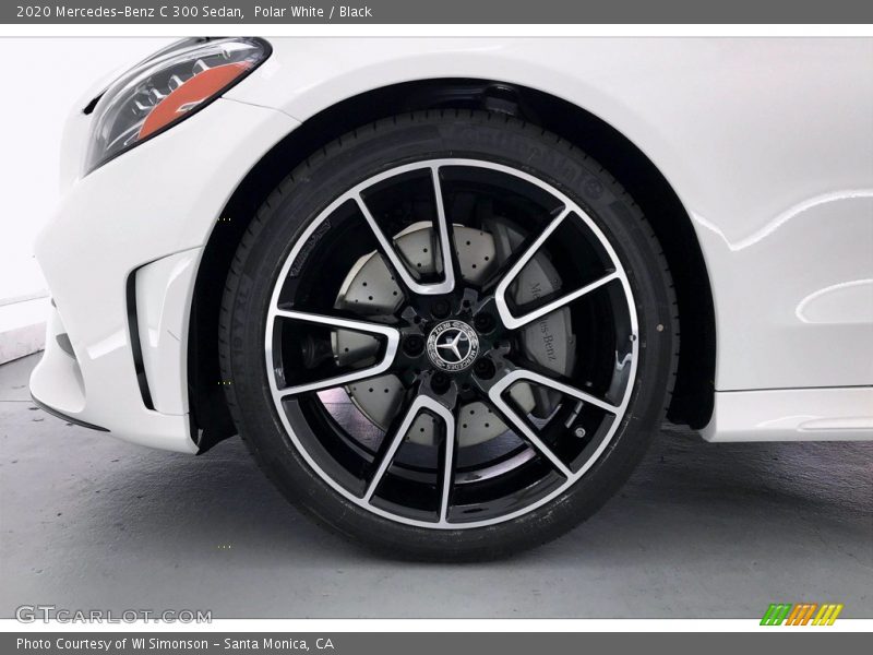 Polar White / Black 2020 Mercedes-Benz C 300 Sedan