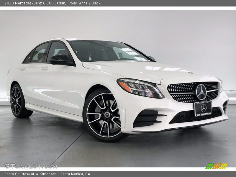 Polar White / Black 2020 Mercedes-Benz C 300 Sedan