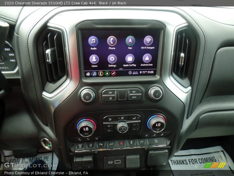 Black / Jet Black 2020 Chevrolet Silverado 3500HD LTZ Crew Cab 4x4