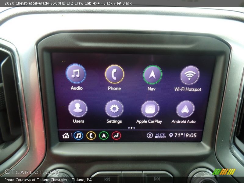 Black / Jet Black 2020 Chevrolet Silverado 3500HD LTZ Crew Cab 4x4