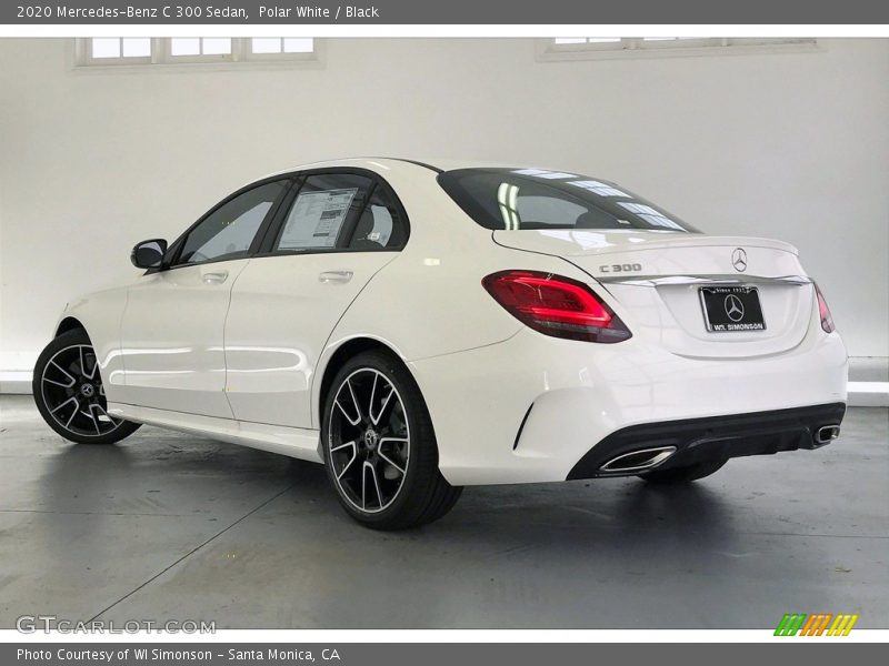 Polar White / Black 2020 Mercedes-Benz C 300 Sedan