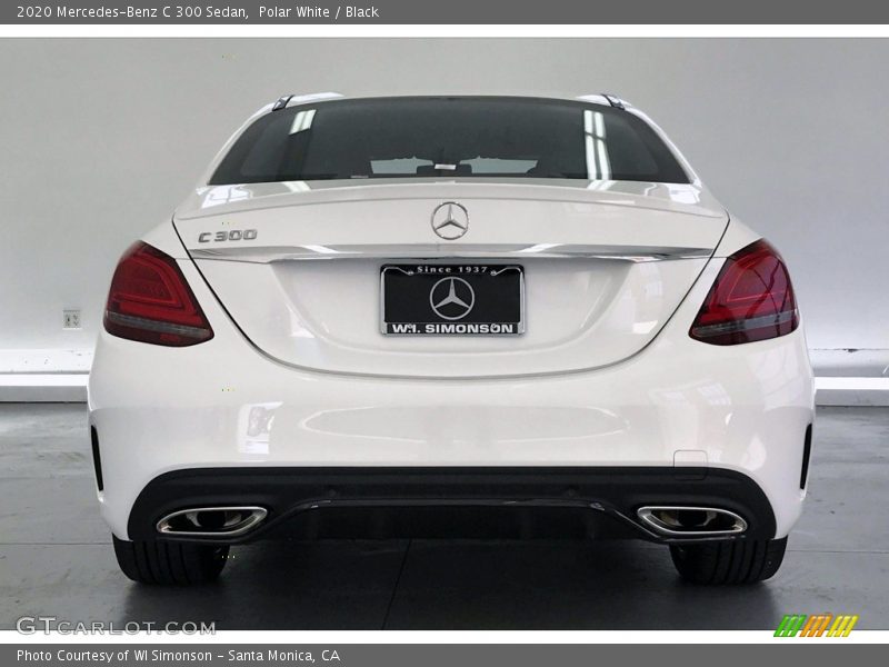 Polar White / Black 2020 Mercedes-Benz C 300 Sedan