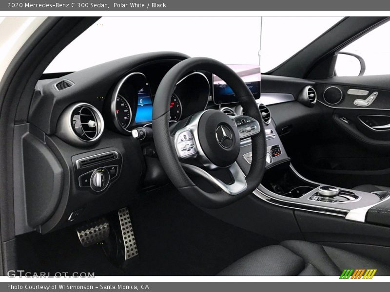 Polar White / Black 2020 Mercedes-Benz C 300 Sedan