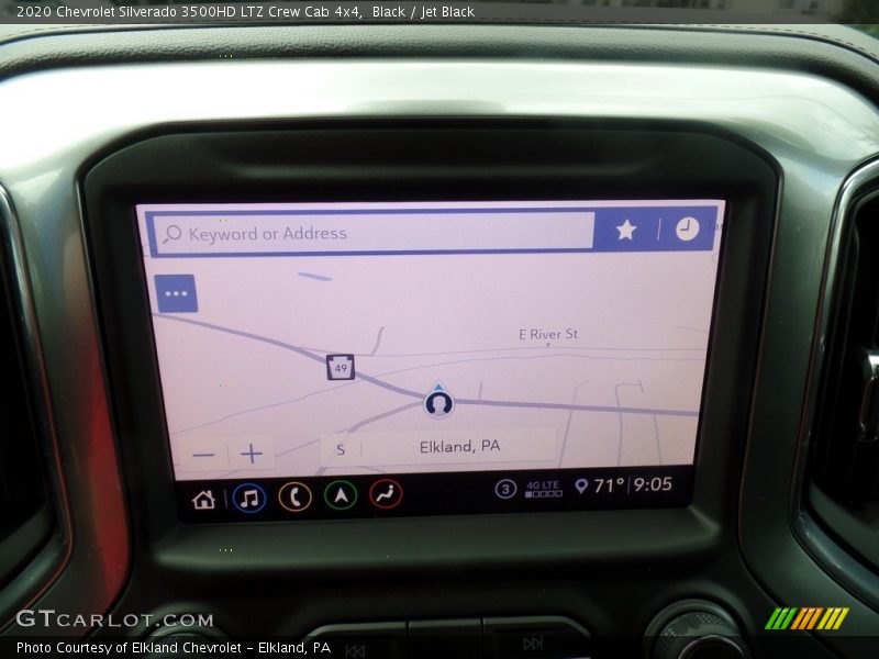 Black / Jet Black 2020 Chevrolet Silverado 3500HD LTZ Crew Cab 4x4