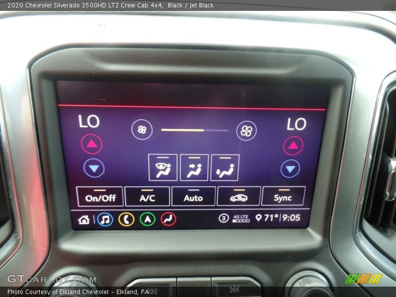 Black / Jet Black 2020 Chevrolet Silverado 3500HD LTZ Crew Cab 4x4