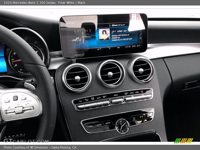 Polar White / Black 2020 Mercedes-Benz C 300 Sedan