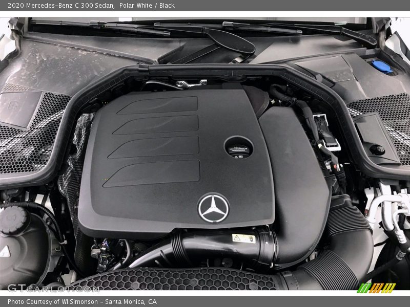 Polar White / Black 2020 Mercedes-Benz C 300 Sedan