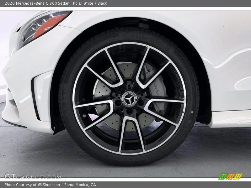 Polar White / Black 2020 Mercedes-Benz C 300 Sedan