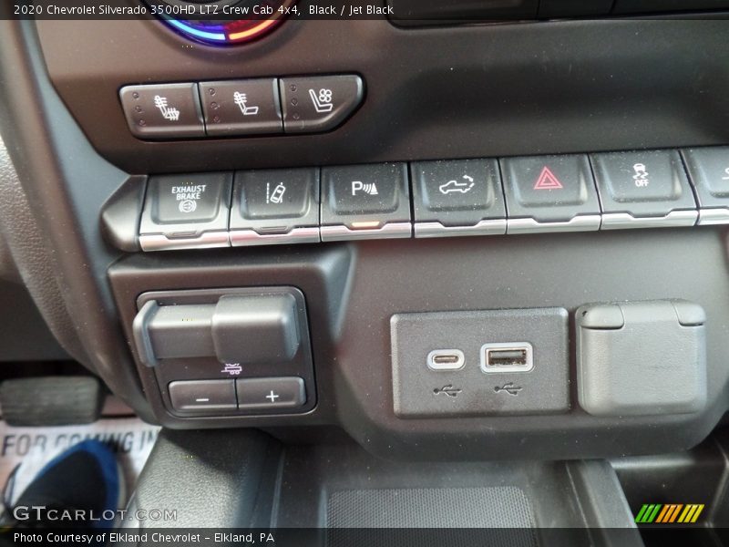 Black / Jet Black 2020 Chevrolet Silverado 3500HD LTZ Crew Cab 4x4