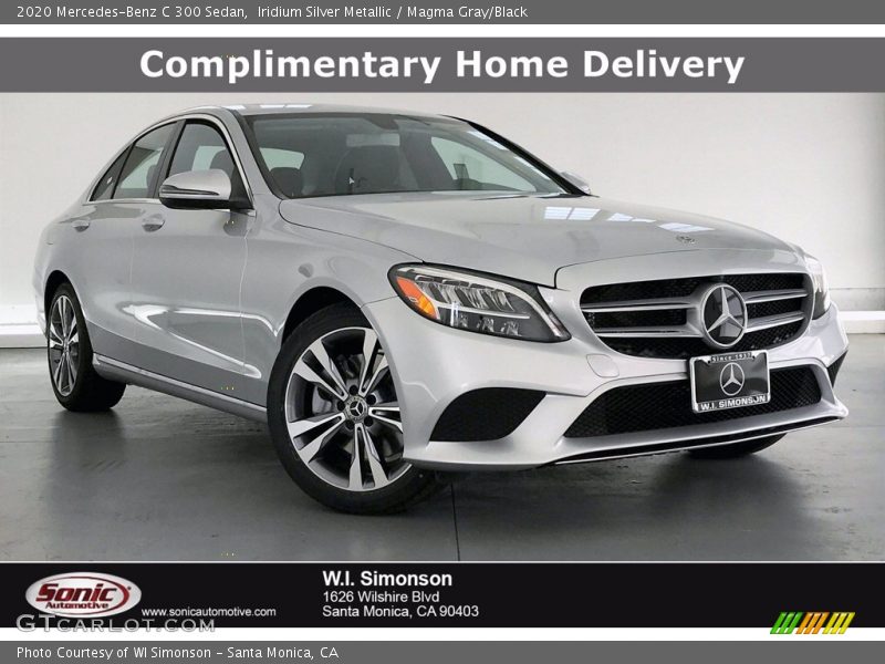 Iridium Silver Metallic / Magma Gray/Black 2020 Mercedes-Benz C 300 Sedan